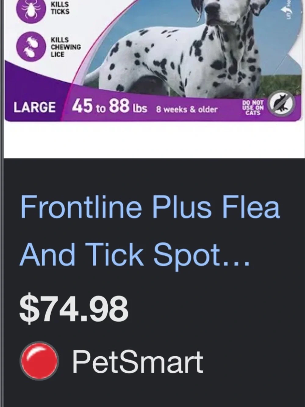 Frontline plus topical
